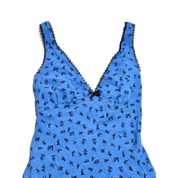 Wild Fable Blue Flower Short Slip Dress Size XXS - Picture 5 of 11